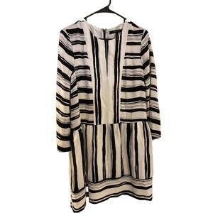 BCBGMAXAZRIA Annora Striped Womens Dress Size S